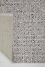 Sateen 6403 Gri - Nostaljik Detaylı Açık Gri Halı - Görsel 3