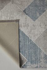 Sateen 6406 Mavi - Göz Alıcı Deseniyle Salonlara Hareket Katan Halı - Görsel 3