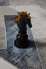 Sateen 6406 Mavi - Göz Alıcı Deseniyle Salonlara Hareket Katan Halı - Görsel 5