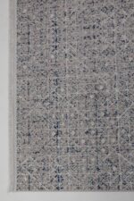 Sateen 6407 Mavi - Soft Tonlu Vintage İlhamlı Halı Modeli - Görsel 2