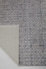 Sateen 6407 Mavi - Soft Tonlu Vintage İlhamlı Halı Modeli - Görsel 3