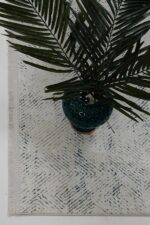 Sateen 6408 Mavi - Bohem Etkili Pastel Dokulu Halı Modeli - Görsel 5