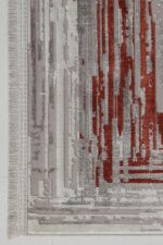 Sateen 6409 Taba - Göz Alıcı Bordürlü ve Eskitme Efektli Halı - Görsel 2