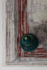 Sateen 6409 Taba - Göz Alıcı Bordürlü ve Eskitme Efektli Halı - Görsel 5