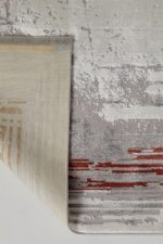 Sateen 6409 Taba - Göz Alıcı Bordürlü ve Eskitme Efektli Halı - Görsel 3