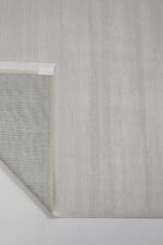 Sateen 6413 Beyaz - Ferah Mekanlar İçin Düz Beyaz Halı - Görsel 3