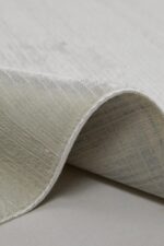 Sateen 6413 Beyaz - Ferah Mekanlar İçin Düz Beyaz Halı - Görsel 4