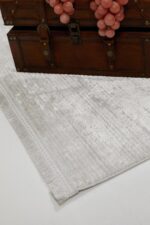 Sateen 6414 Gri - Doğal Dokulu Gri Gölge Efektli Halı - Görsel 5