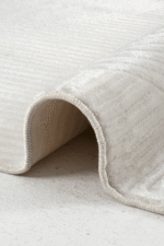 Sateen 6419 Beyaz - Göz Yormayan Soft Beyaz Halı Modeli - Görsel 2