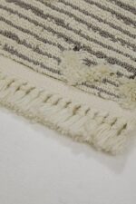 Step 2205 Gri - Dokulu Etnik Desenli Gri Halı - Görsel 4