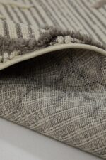 Step 2205 Gri - Dokulu Etnik Desenli Gri Halı - Görsel 6