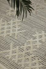 Step 2205 Gri - Dokulu Etnik Desenli Gri Halı - Görsel 7