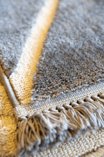 Step 2210 Gri - Üçgen Desenli Modern Gri Halı - Görsel 4