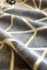 Step 2210 Gri - Üçgen Desenli Modern Gri Halı - Görsel 5