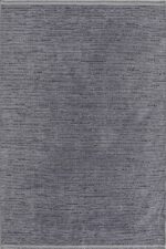 Terrace 8202 Gri - Minimalist Gri Renkli Günlük Halı