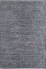 Terrace 8205 Gri - Minimalist Gri Salon Halısı