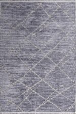 Terrace 8208 Gri - Yumuşak Dokulu Gri Zemin Halısı