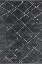 Terrace 8209 Antrasit - Çizgili Antrasit Salon Halısı