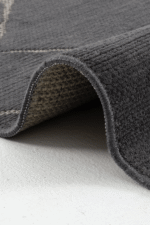 Terrace 8209 Antrasit - Çizgili Antrasit Salon Halısı - Görsel 3