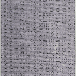 Terrace 8210 Gri - Bohem Desenli Gri Halı Modeli