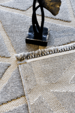 Togo 7501 Gri - Göz Alıcı Modern Desenli Gri Halı - Görsel 4