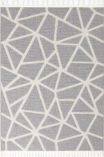 Togo 7501 Gri - Göz Alıcı Modern Desenli Gri Halı