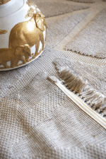 Togo 7502 Bej - Göz Alıcı Geometrik Formlu Bej Halı - Görsel 5