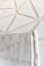 Togo 7503 Beyaz - Çağdaş Dekorasyonlara Uyumlu Beyaz Desenli Halı - Görsel 5