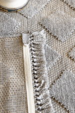 Togo 7505 Gri - Örgü Görünümlü Elmas Dokulu Gri Halı - Görsel 4