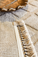 Togo 7506 Bej - Zamansız Şıklıkta Geometrik Bej Halı - Görsel 3