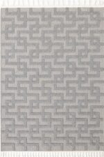 Togo 7509 Gri - Fark Yaratan Deseniyle Gri Halı Seçeneği