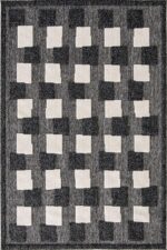 Togo 7513 Antrasit - Grafik Desenli Maskülen Tarz Antrasit Halı