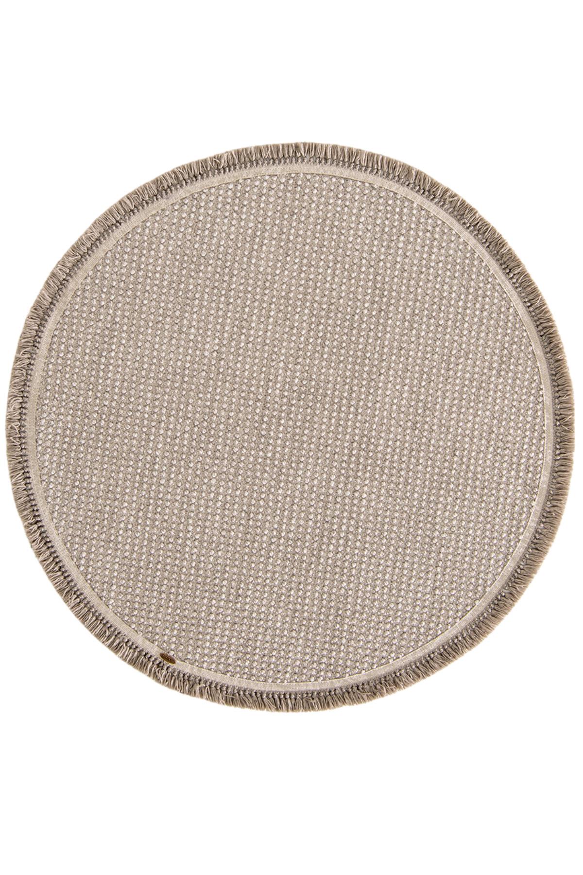 Vega 1453 Gri Daire - Giriş Alanları İçin Kaymaz Tabanlı Yuvarlak Gri Halı - Binbirdesen Halı Vega 1453 Gri Daire - Giriş Alanları İçin Kaymaz Tabanlı Yuvarlak Gri Halı - Görsel 1