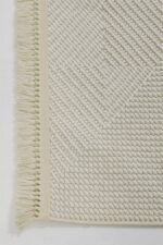 Vega 1454 Krem - Modern Daire Desenle Krem Halı Estetiği - Görsel 4