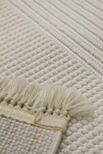 Vega 1454 Krem - Modern Daire Desenle Krem Halı Estetiği - Görsel 7