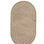 Vega 1455 Vizon Oval - Oturma Odaları İçin Şık Vizon Halı