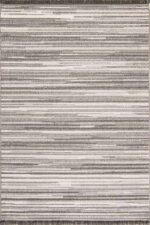 Vega 1457 Gri - Yuvarlak Gri Halı modern girişler için şık seçenek