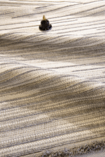 Vega 1457 Gri - Yuvarlak Gri Halı modern girişler için şık seçenek - Görsel 3