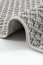 Vega 1461 Gri - Modern Tarzda Gri Düz Dokuma Halı - Görsel 3