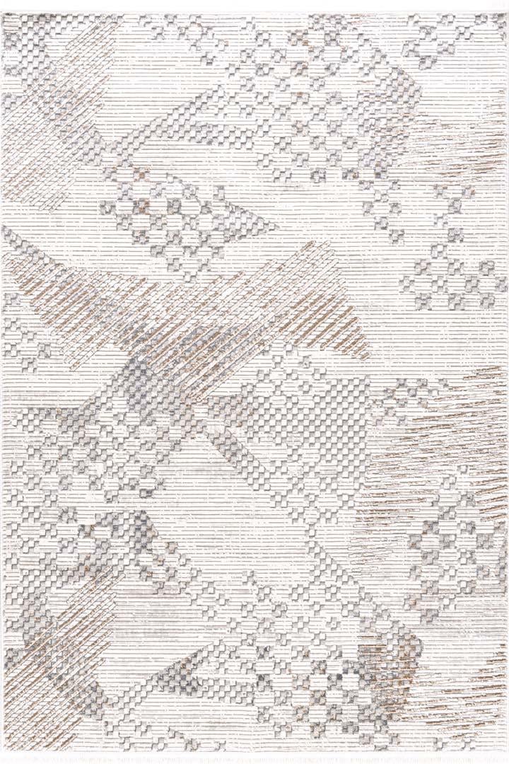 Dora 1904 Vizon - Sanatsal Desenli Zarif Ev Halısı - Binbirdesen Halı Dora 1904 Vizon - Sanatsal Desenli Zarif Ev Halısı - Görsel 1