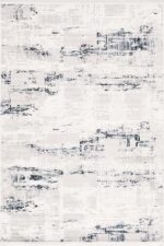 Dora 1909 Mavi - Modern Ev Dekorasyonu İçin Sanatsal Desenli Halı