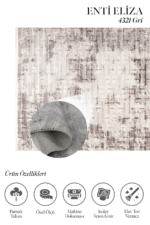 Eliza 4321 Gri - Antre ve Koridorlar İçin Şık ve Dayanıklı Seçim - Görsel 2