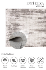 Eliza 4322 Gri - Oturma Odasında Yumuşak Dokunuşlu Konfor - Görsel 2