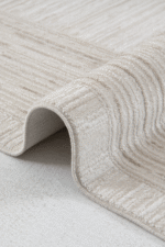 Aren 3301 Bej - Zarif Çerçeve Geçişli Düz Bej Halı - Görsel 3