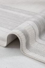 Aren 3302 Gri - Modern Gri Salon Halısı Çizgili Tasarım - Görsel 3