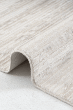 Aren 3309 Gri - Gri Bej Tonlarında Zarif Çizgi Halı - Görsel 3