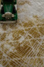 Eliza 4323 Sarı - Yumuşak Dokulu Oturma Odası Halısı - Görsel 6