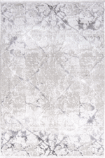 Eliza 4327 Gri - Pamuk Tabanlı, Kolay Temizlenen Gri Halı