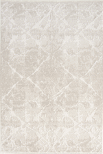 Eliza 4328 Vizon - Zarif Desenli Oturma Odası Halısı