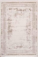 Lizbon 4503 Vizon - Yumuşak Dokulu Yatak Odası Halısı